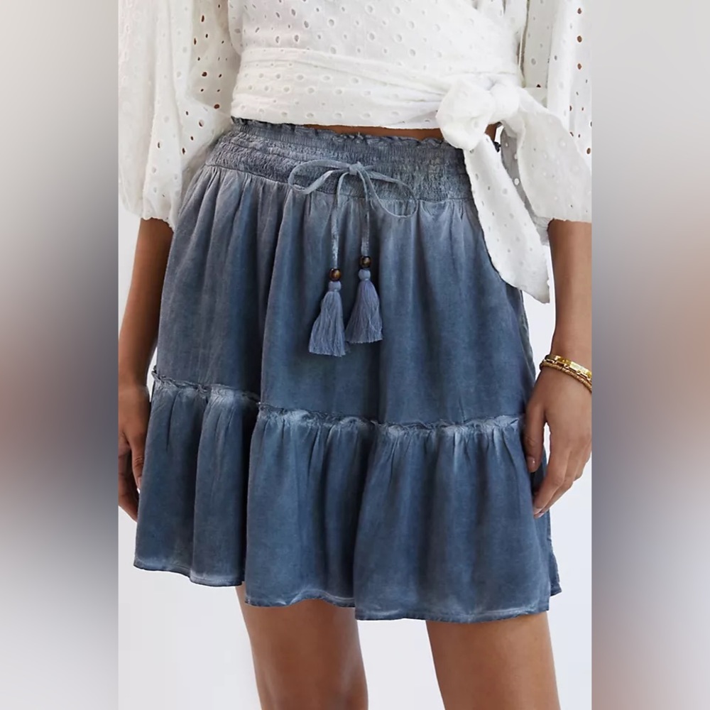 ANTHROPOLOGIE | Pilcro Tie-Dye Mini Skirt - Picture 2 of 6